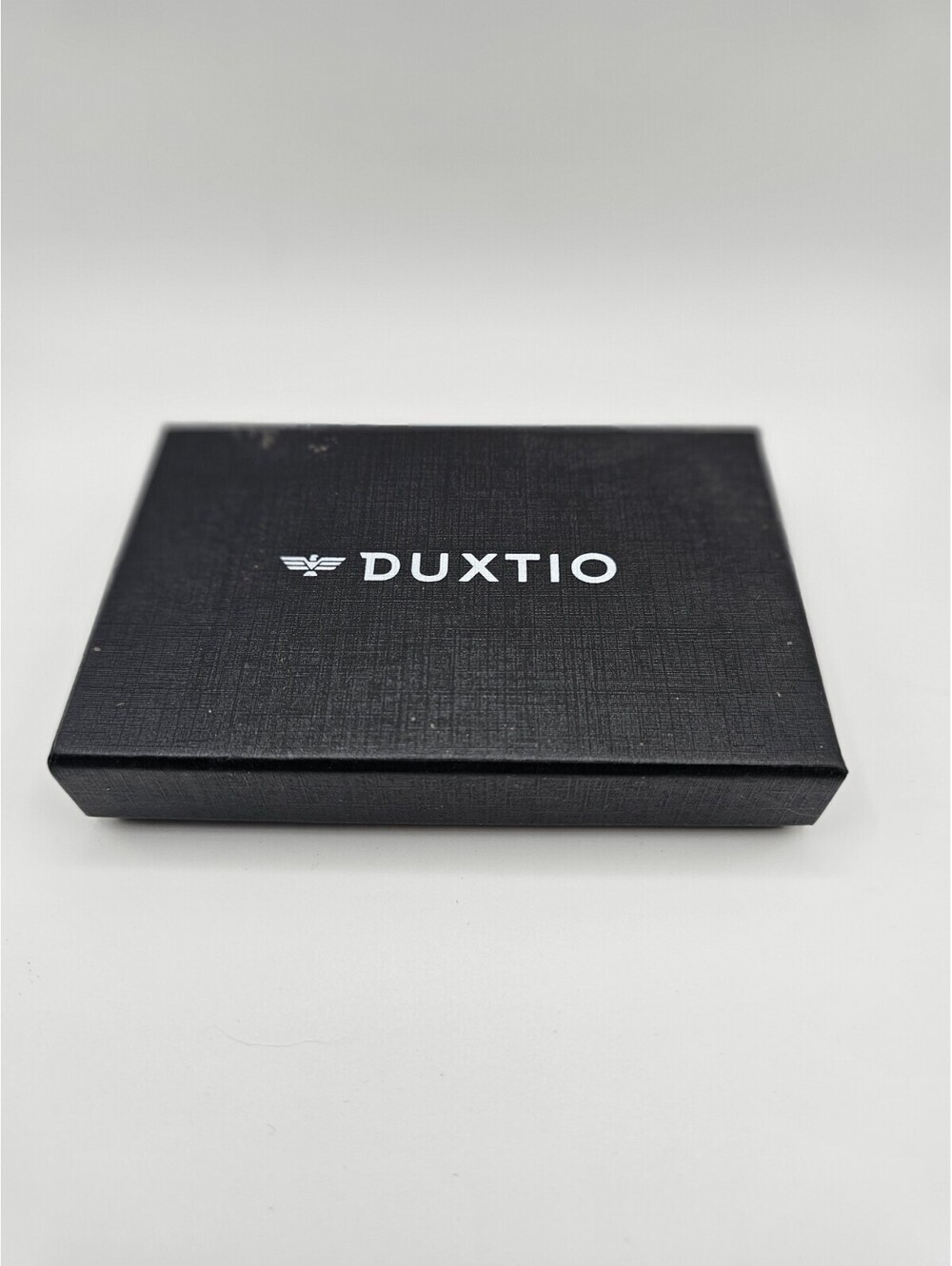 Duxtio Carbon Fiber RFID Minimalist Wallet Money Clip Black NIB